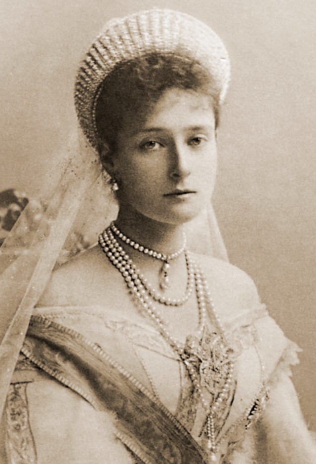 De laatste Russische tsarina Alexandra Fjodorovna