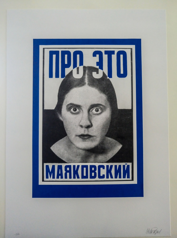 Alexandr Rodtsjenko, fotomontage met een portret van Lilja Brik voor Vladimir Majakovski's dichtbundel 'Pro eto' ('Daarover'), 1923