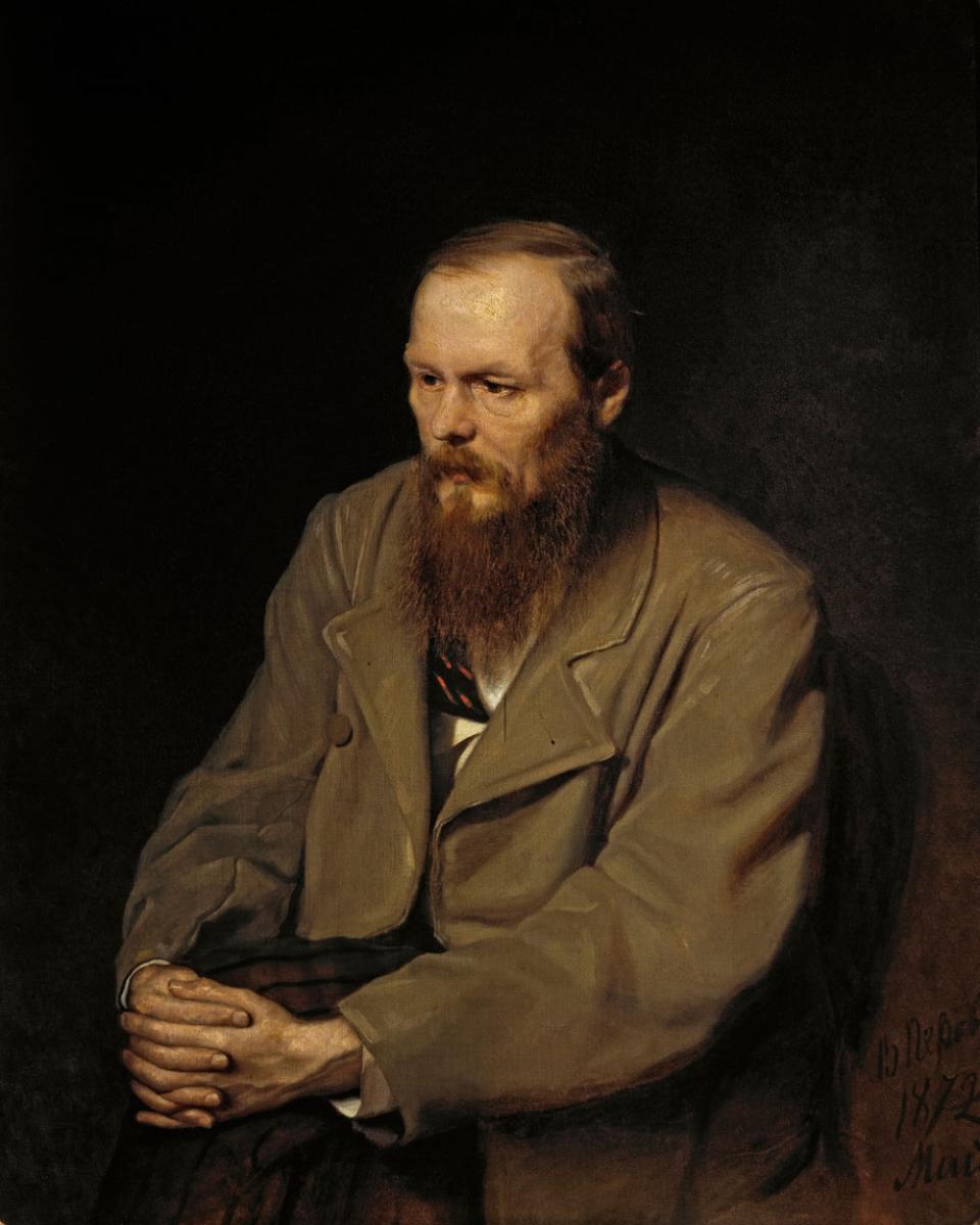 Portret van F.M.Dostojevski - V.G.Perov