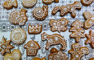 © Georgi Petit-Jean. Kerstkoekjes gemaakt door de leerlingen van de Russische cultuurschool in de naam van tsarina Alexandra Fjodorovna in Brugge