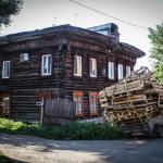 Historische gebouwen in Tomsk