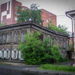 Historische gebouwen in Tomsk